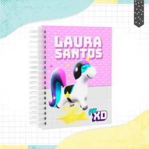 Caderno PKXD Menina - Arquivo Digital