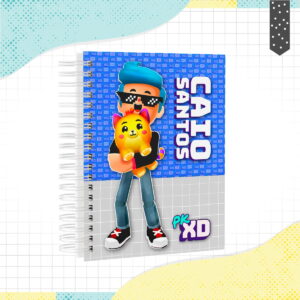 Caderno PKXD Menino