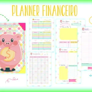 Caderno Planner Financeiro 9 Caderno Planner Financeiro