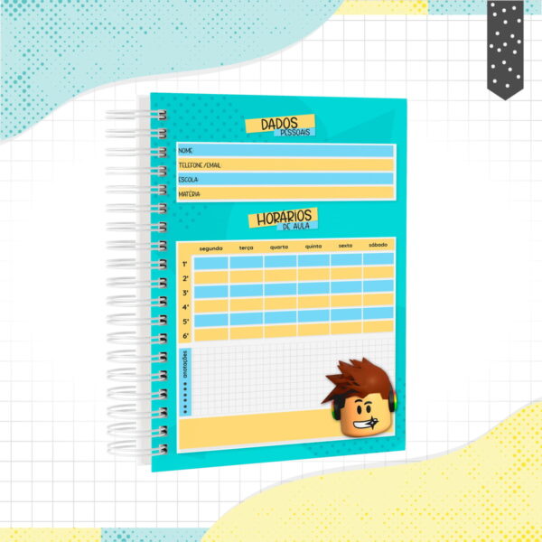 Caderno Roblox