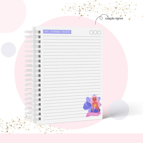 Caderno Signo Capricórnio
