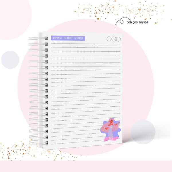Caderno Signo Libra
