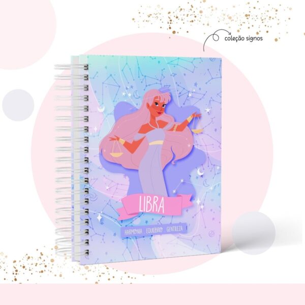 Caderno Signo Libra