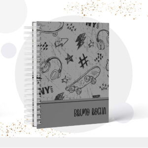 Caderno Teen Menino - Modelo 4 - Arquivo Digital