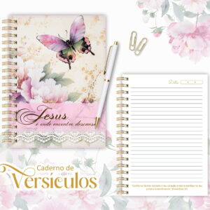 Caderno Versículos Bíblicos - Arquivo Digital pdf Png