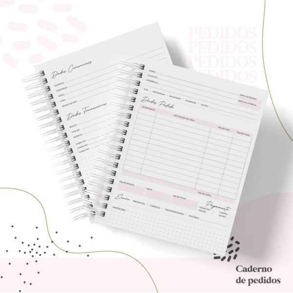 Cadernos de Pedidos Geral