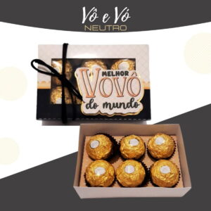 Caixa 6 Doces Dia dos Avós Neutro - Arquivo Digital