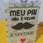 Caixa 6 Doces Pai Vintage (Molde Studio)
