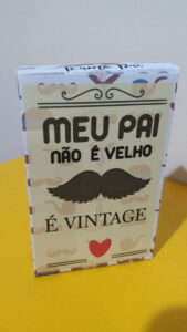 Caixa 6 Doces Pai Vintage (Molde Studio)
