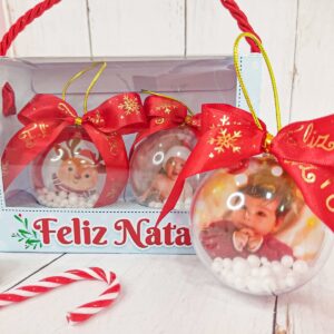 Caixa para Bolinhas de Acrilico Natal
