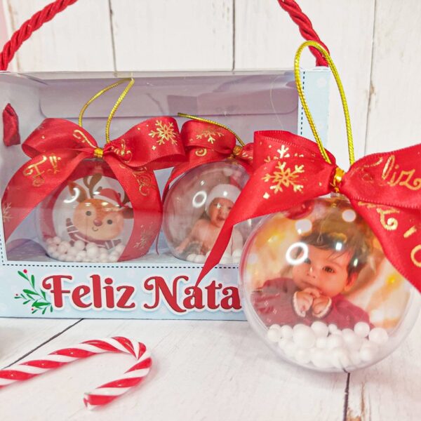 Caixa para Bolinhas de Acrilico Natal