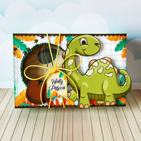 Caixa Páscoa Dino
