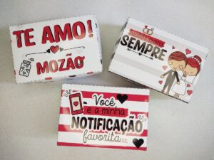 Caixas 06 Doces Dia dos Namorados