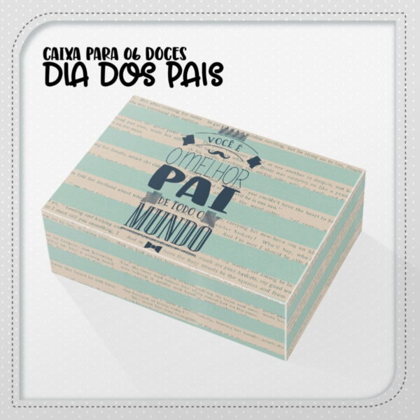 Caixas 06 Doces Dia dos Pais