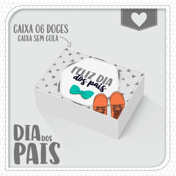 Caixas Dia dos Pais 6 doces