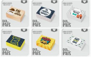 Caixas Dia dos Pais 6 doces