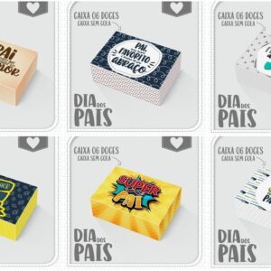 Caixas Dia dos Pais 6 doces