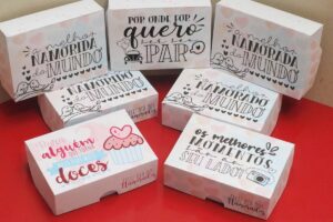 Caixas Grandes Doces Dia dos Namorados