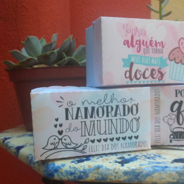 Caixas Pequenas Doces Dia dos Namorados