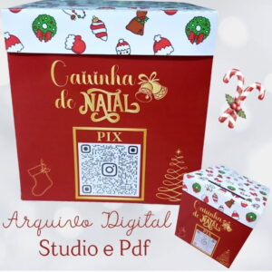 Caixinha de Natal - Studio e pdf
