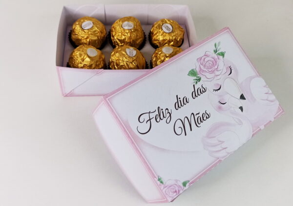Caixinhas 6 Doces Dia das Mães