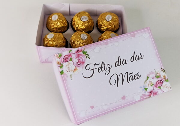 Caixinhas 6 Doces Dia das Mães
