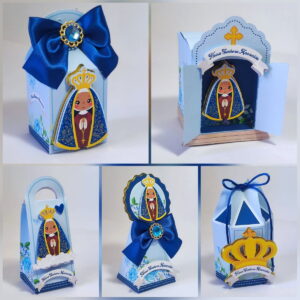 Caixinhas Nossa Senhora Aparecida - Studio e pdf 12 Caixinhas Nossa Senhora Aparecida - Studio e pdf