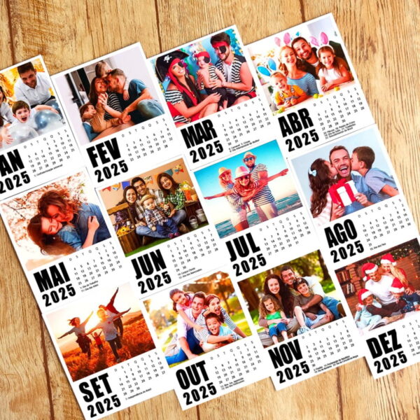 Calendário Polaroid 2025