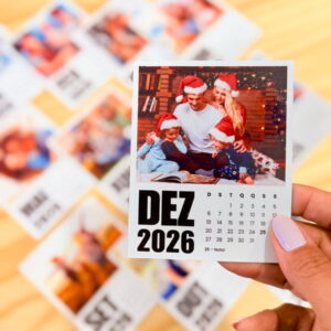 Calendário Polaroid 2026 - Arquivo Digital