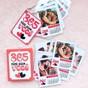 Calendário Romântico 365 Polaroides PDF Dia dos Namorados