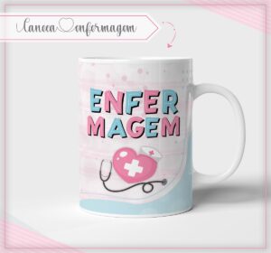 Caneca Enfermagem Profissões (Arte digital)