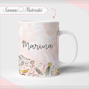 Caneca Nutrição Profissões (Arte digital)