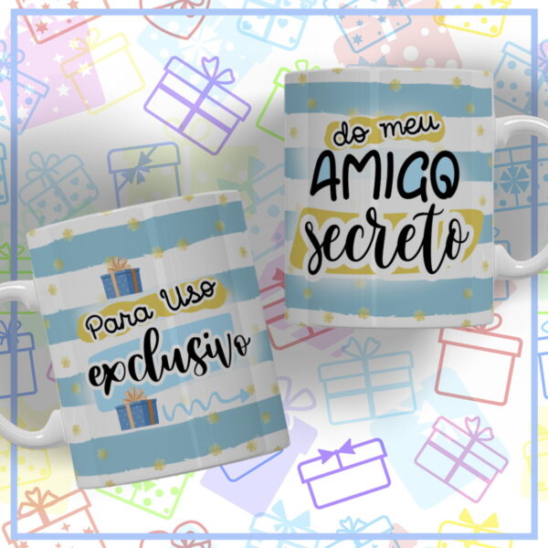 Canecas Amigo Secreto