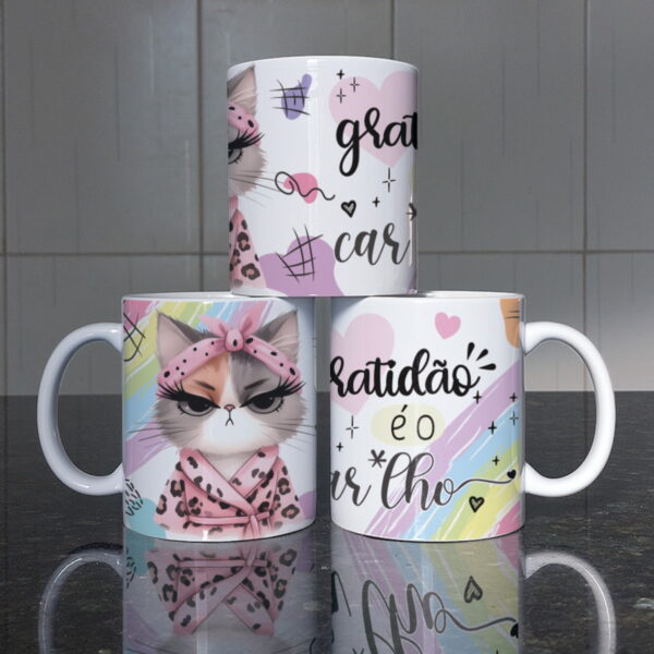Canecas Bad Cat Artes Digitais em Png e Corel