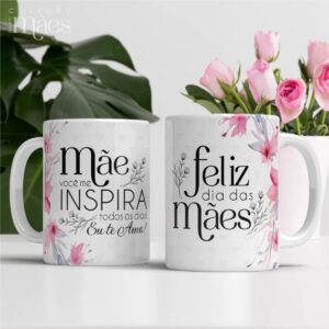 Canecas sem Foto Dia das Mães