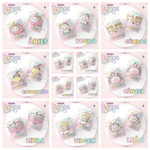 canecas signos candy arquivo digital scrapbook