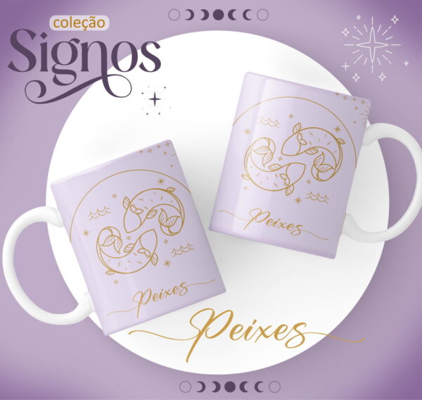 Canecas Signos Lilás