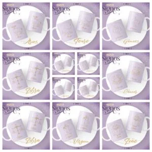 Canecas Signos Lilás