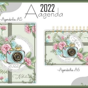 Capa e Contracapa Agenda Fotografa 2022