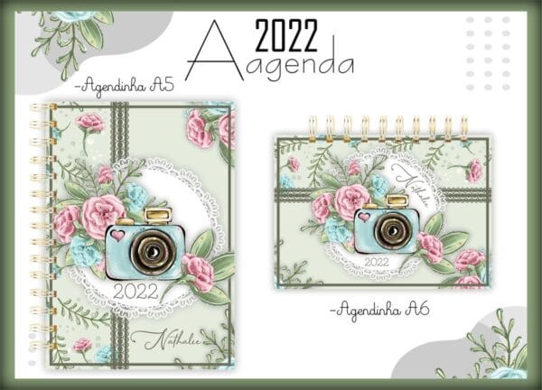 Capa e Contracapa Agenda Fotografa 2022
