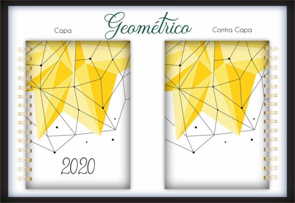 Capa e Contracapa Geométrico