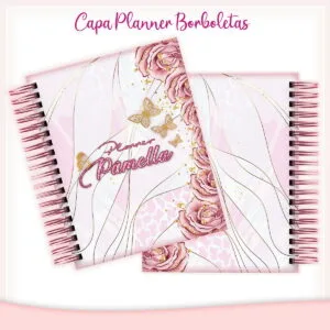 Capa Planner Borboletas 13 Capa Planner Borboletas