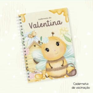 Capa Vacinação Abelhinha Menina