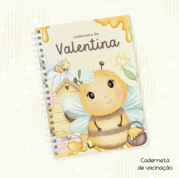 Capa Vacinação Abelhinha Menina