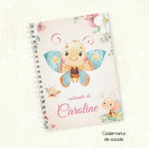 Capa Vacinação Borboleta Cute