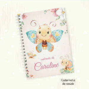 Capa Vacinação Borboleta Cute 21 Capa Vacinação Borboleta Cute