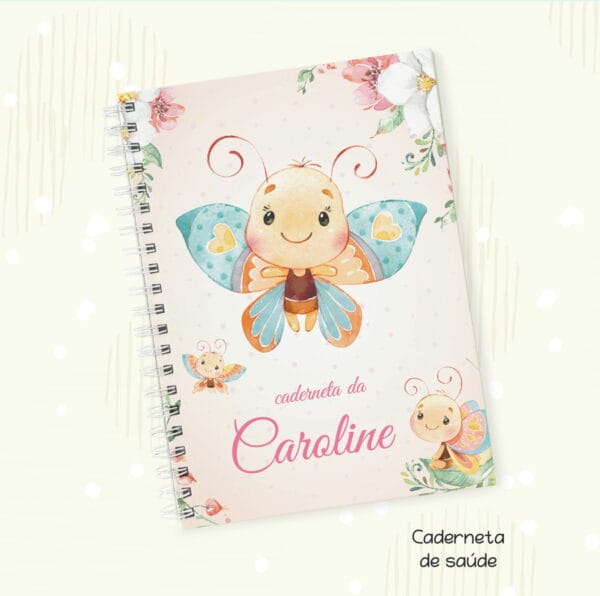 Capa Vacinação Borboleta Cute