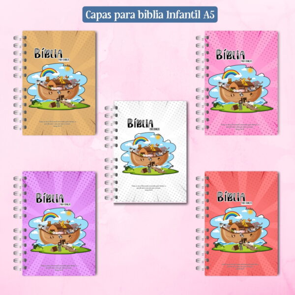 Capas Bíblia Infantil A5 e 18x18