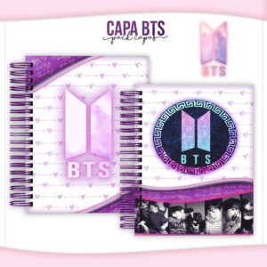 Capas Cadernos Bts