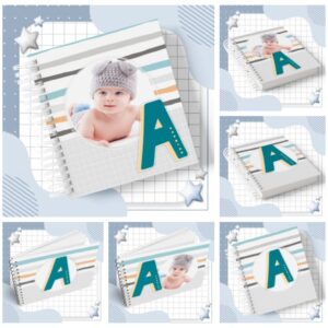 Capas Encadernação Alfabeto Menino